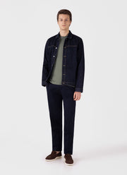 Men's Riviera Midweight T-shirt in Dusk Green