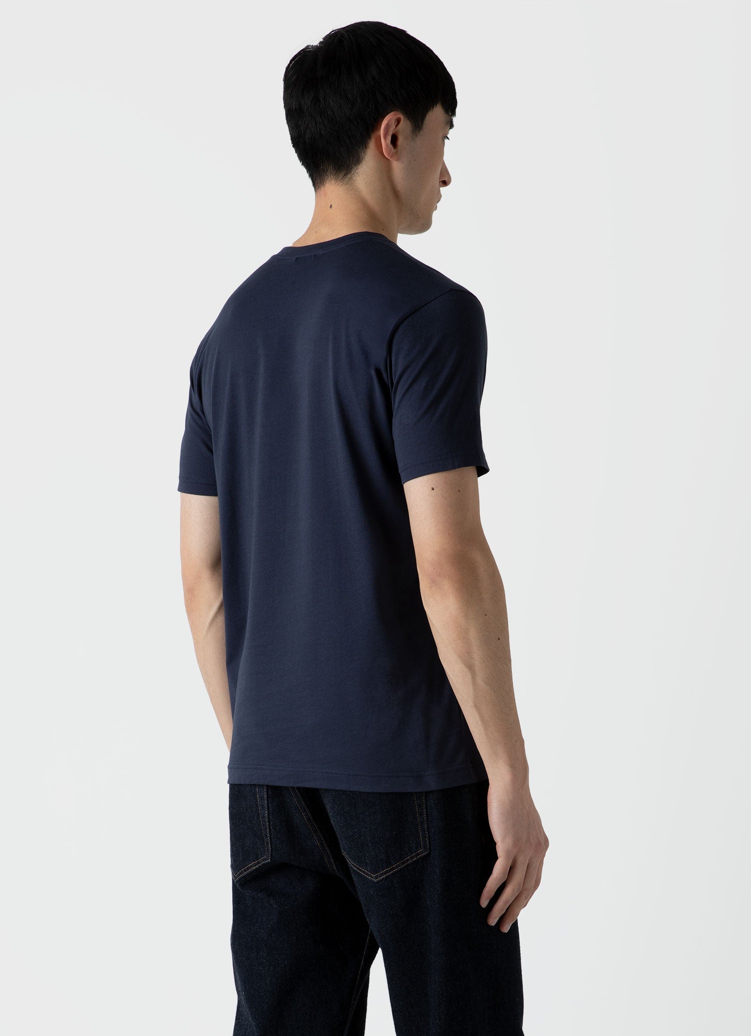 Men's Riviera V Neck T-shirt in Navy