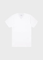 Men's Riviera V Neck T-shirt in White