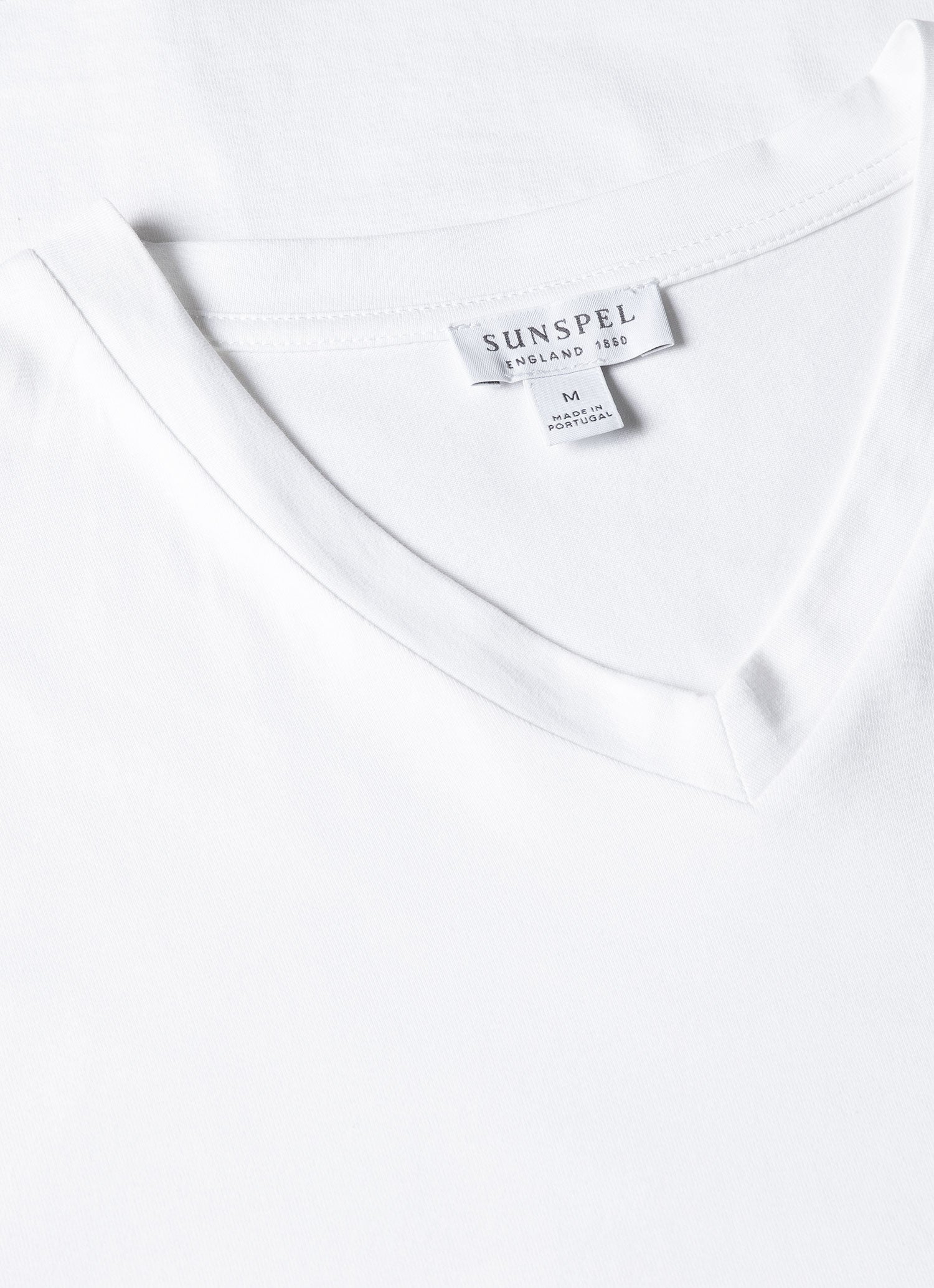 Men's Riviera V Neck T-shirt in White