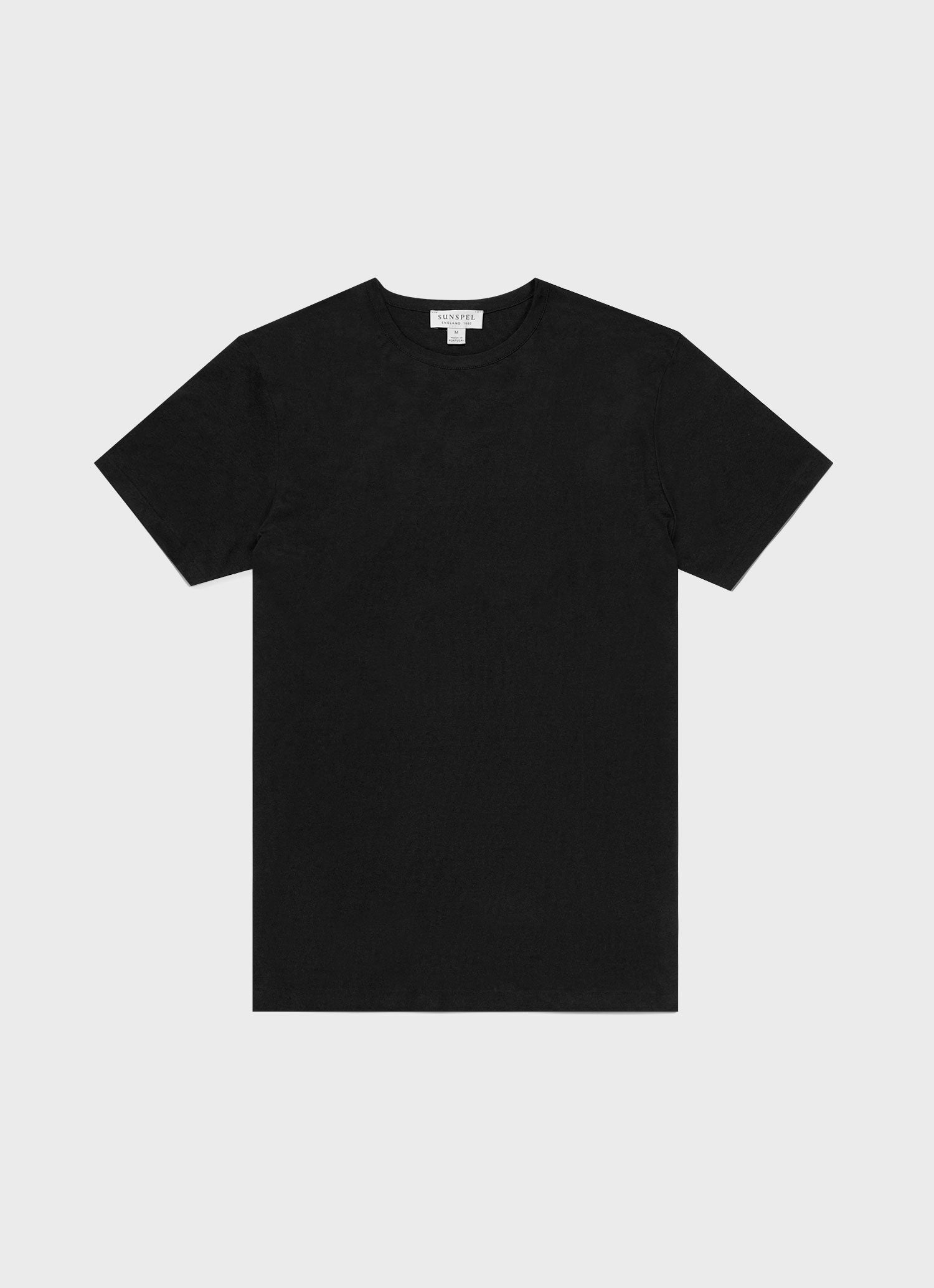 シーアイランドコットンTシャツ （Black）| Sunspel
