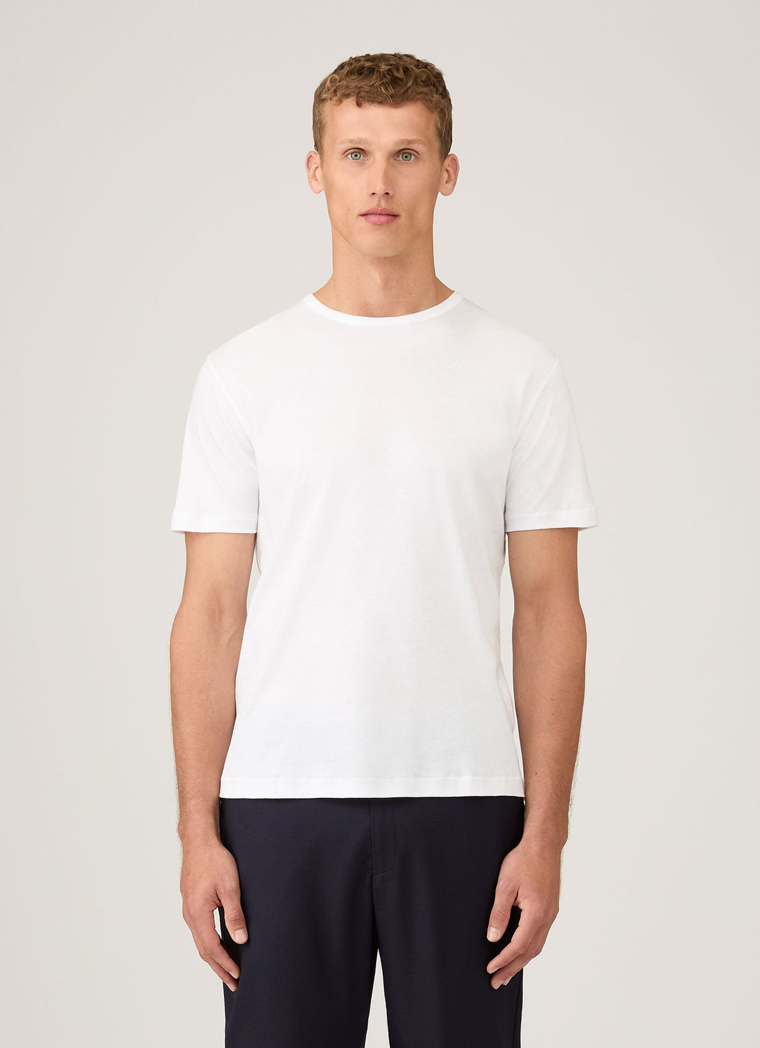 Men's Sea Island Cotton T-shirt in White