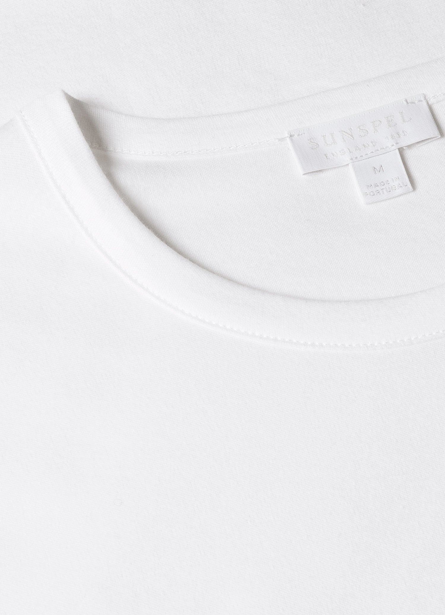 シーアイランドコットンTシャツ （White）| Sunspel