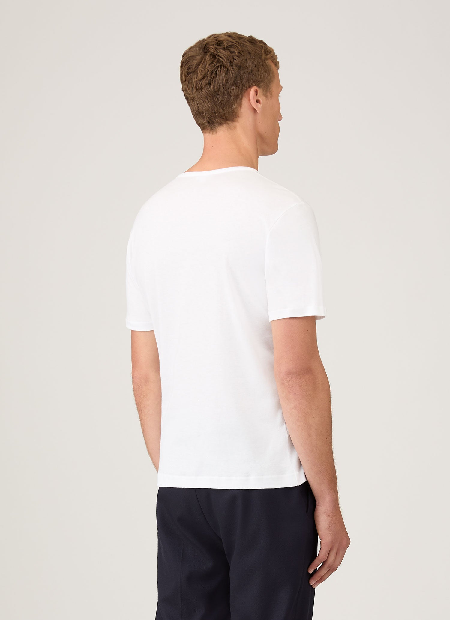 シーアイランドコットンTシャツ （White）| Sunspel