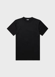 Men's Mock Neck T-shirt in Black