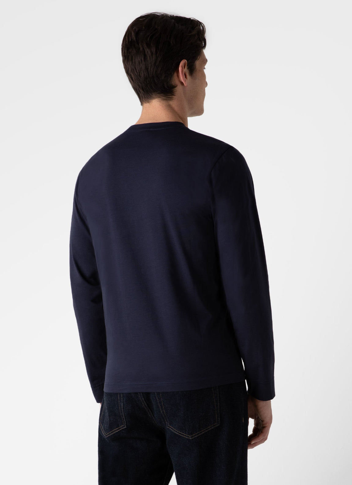 Men's Long Sleeve Riviera T-shirt in Navy