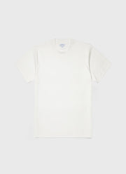Men's Brushed Cotton T-shirt in Ecru