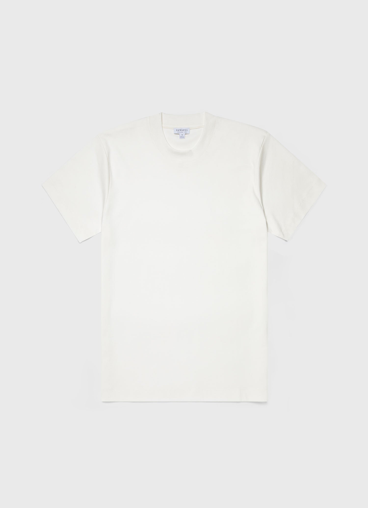 Men's Brushed Cotton T-shirt in Ecru