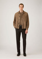 Men's Relaxed Fit Heavyweight T-shirt in Dark Cedar