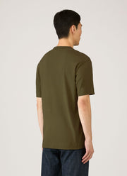 Men's Relaxed Fit Heavyweight T-shirt in Deep Olive