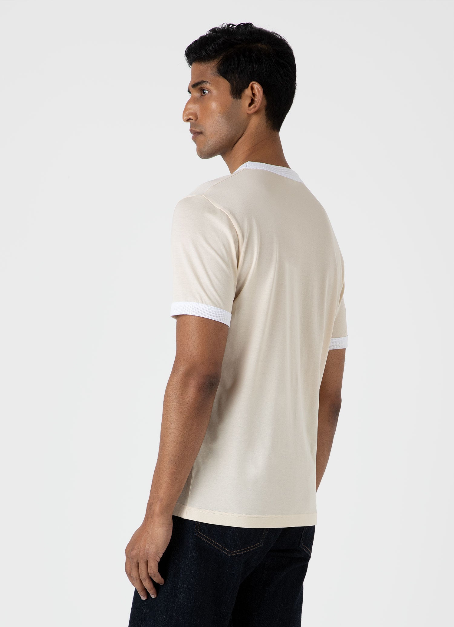 Men's Classic Ringer T-shirt in White