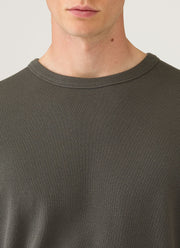 Men's Long Sleeve Cellulock Crew Neck in Charcoal