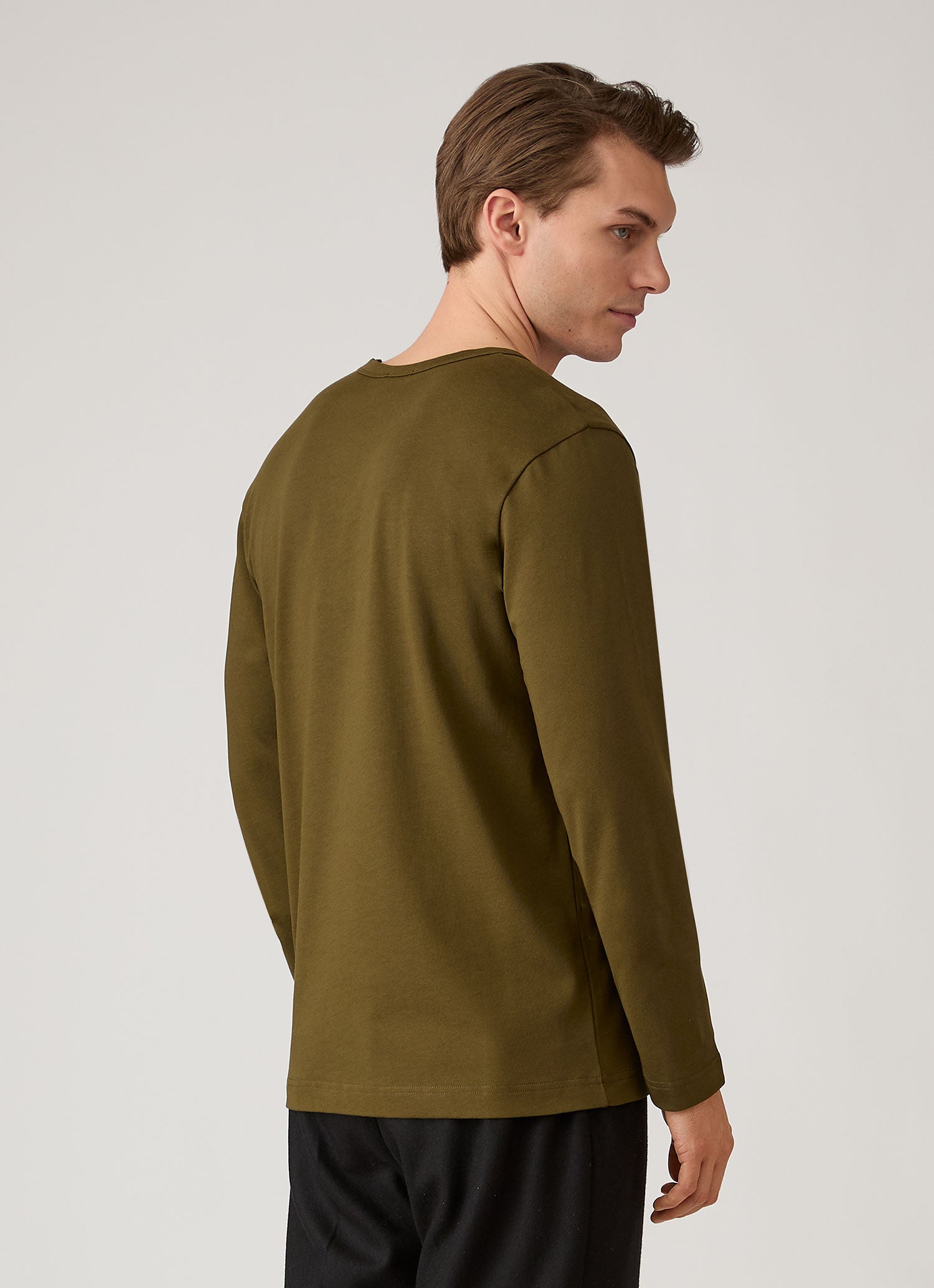 ロングスリーブ ヘビーウェイト クラシック Tシャツ（Loden Green