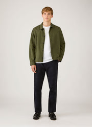 Men's Long Sleeve Heavyweight Jersey T-shirt in White