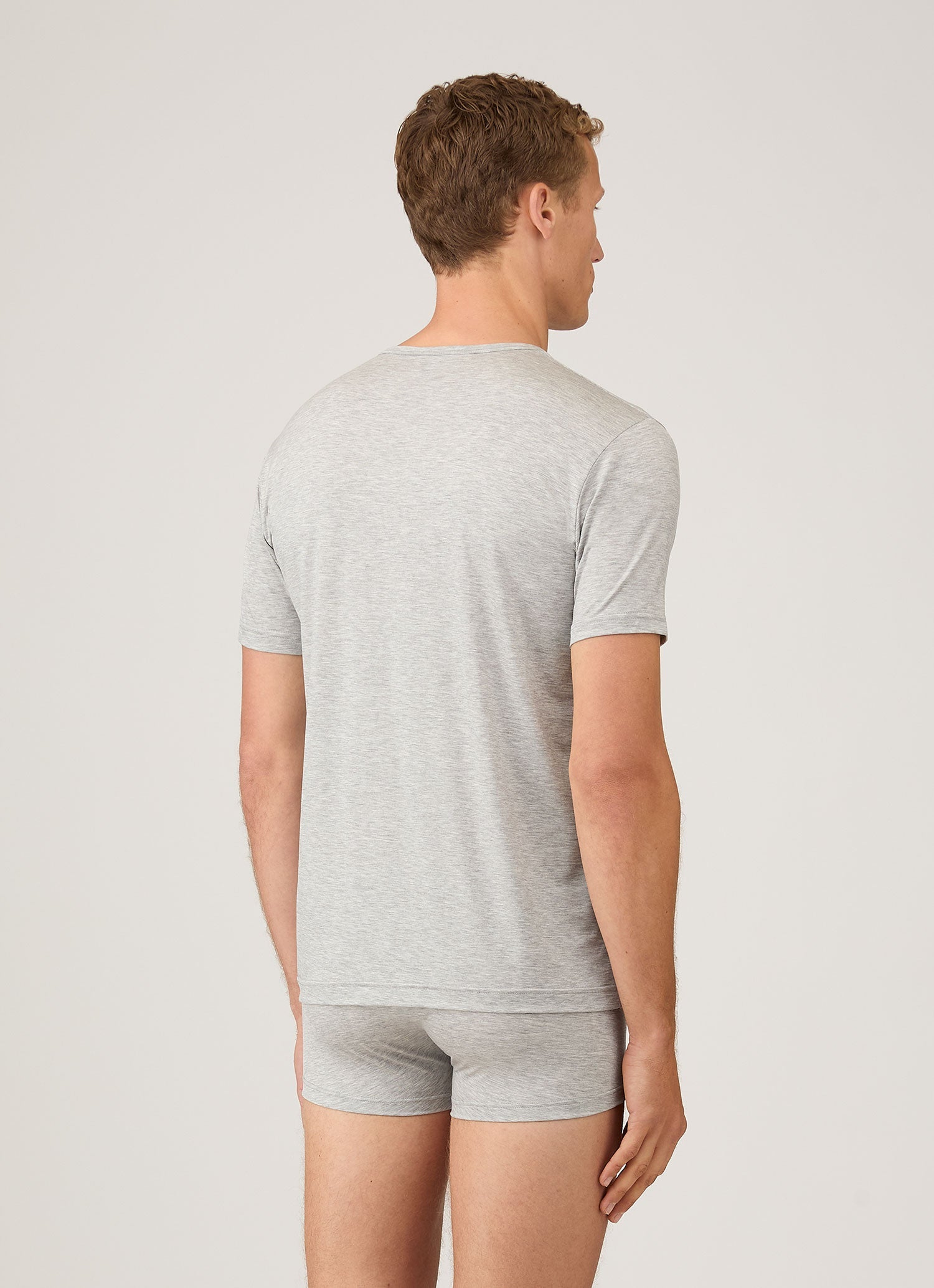 テンセル™ Tシャツ（Grey Melange）| Sunspel