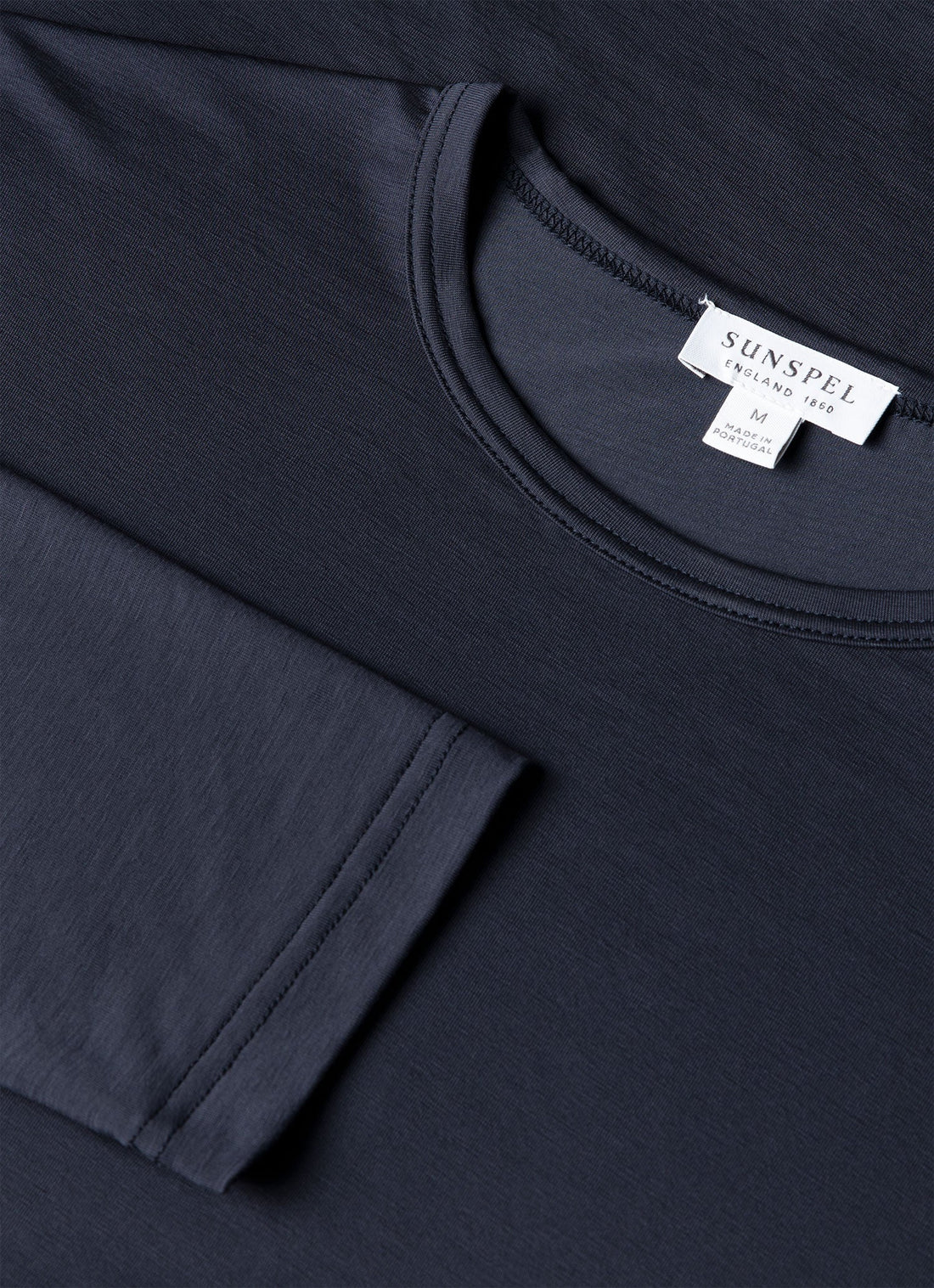 Men's Long Sleeve Tencel™ T-shirt in Navy