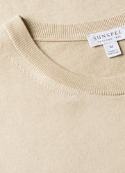 Men's Sea Island Cotton Knit T-shirt in Hazelwood