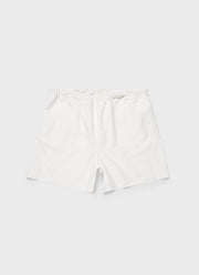 Men's Sunspel x Nigel Cabourn Ripstop Army Short in Off White