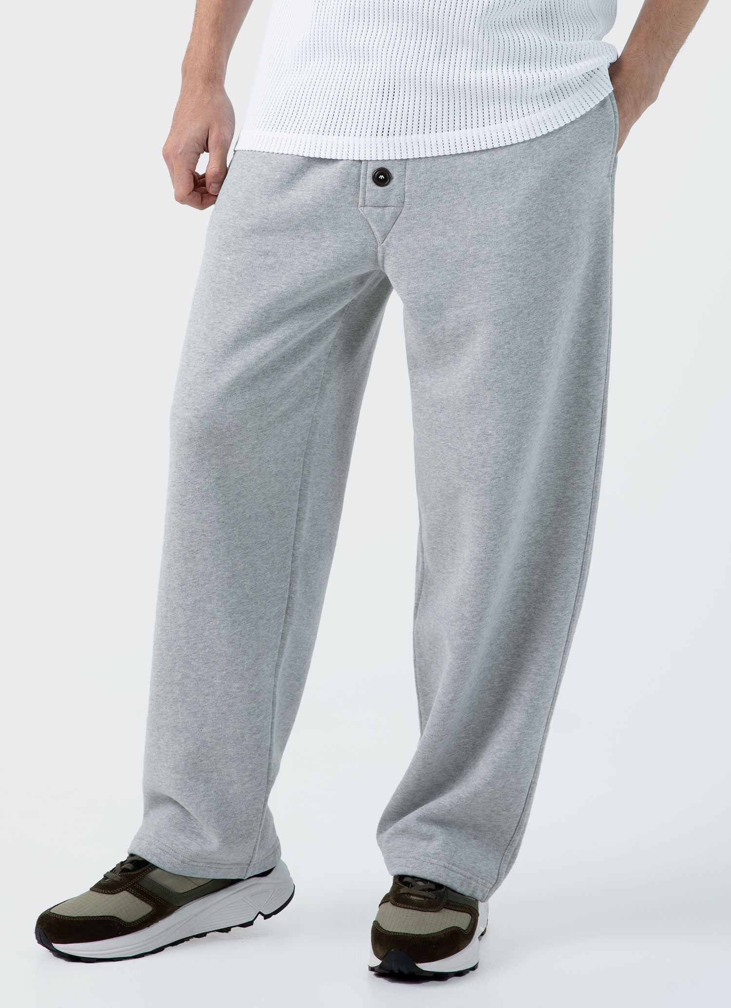 90's ELECTRIC COTTAGE ピケパンツ M チャコールグレー vintage like Heart Logo Sweat pants – YZ