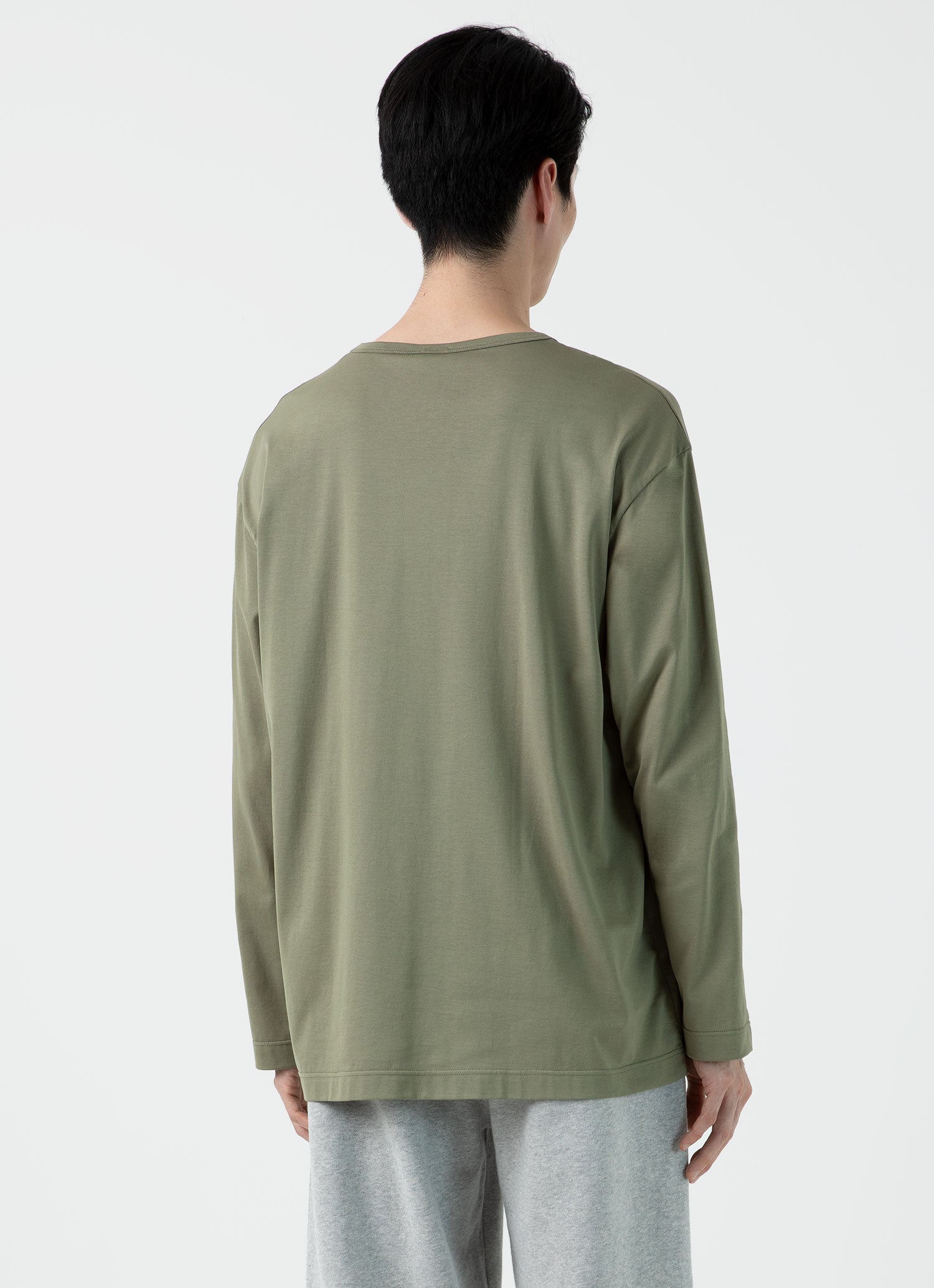 Sunspel x Nigel Cabourn ロングスリーブ Tシャツ（Army Green