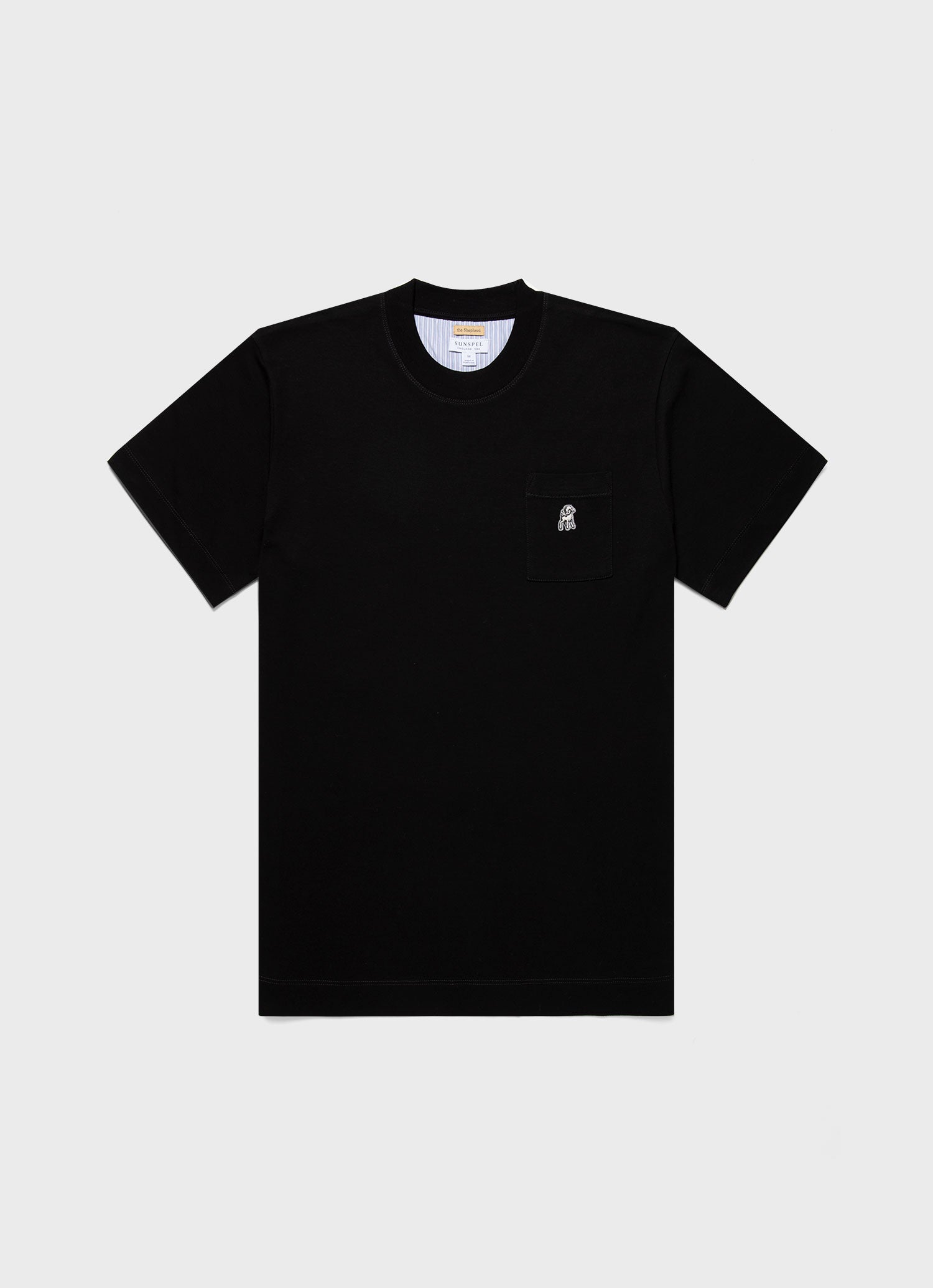 Men's Sunspel x the Shepherd UNDERCOVER Heavyweight T-shirt in Black