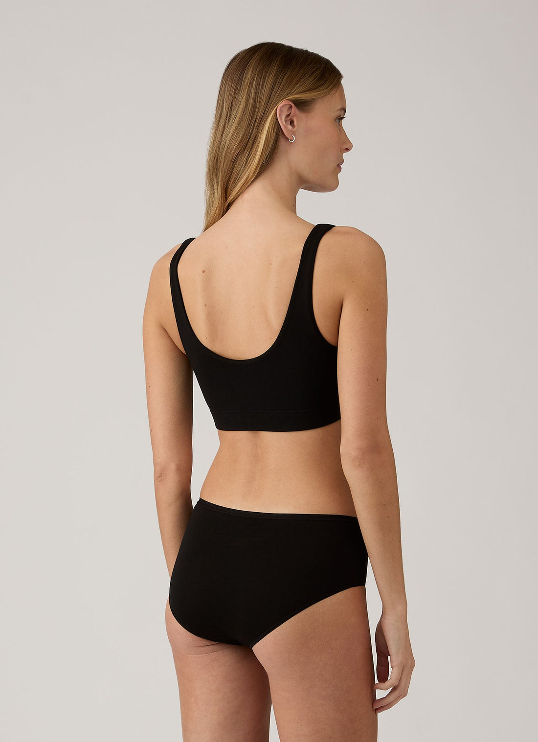 Women's Tencel™ Scoop Bralette in Black