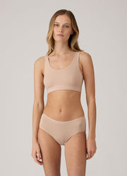 Women's Tencel™ Shorty Brief in Beige