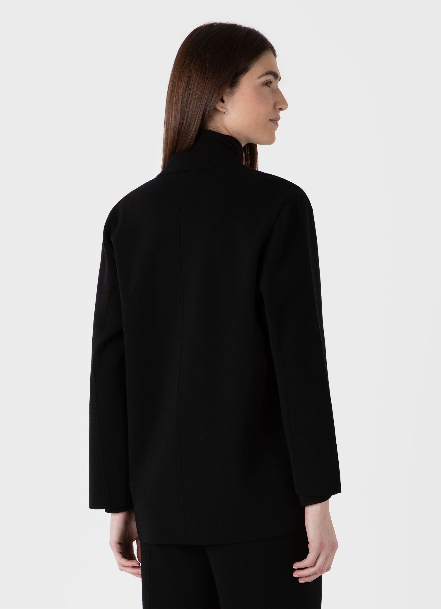 IRENE アイレネ メリノウールニット ブラック アイレネ - IRENE | Wool Sheer Knit Tops-Black-36の通販