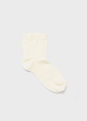 Women's Ankle Socks in Archive White