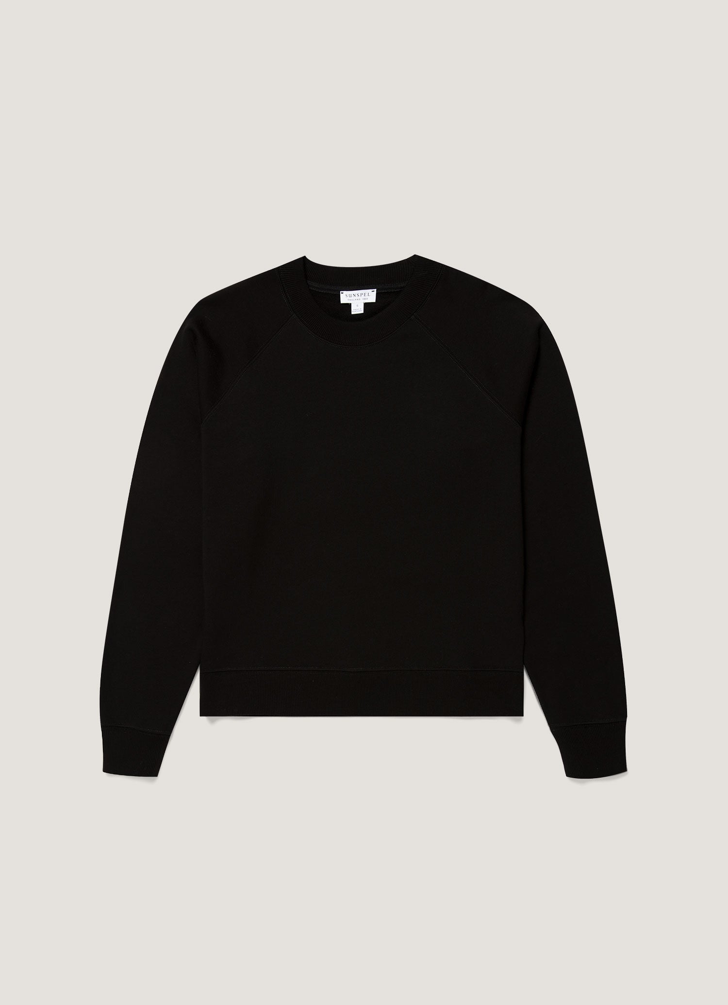 Women's Supima Loopback Sweatshirt in Black