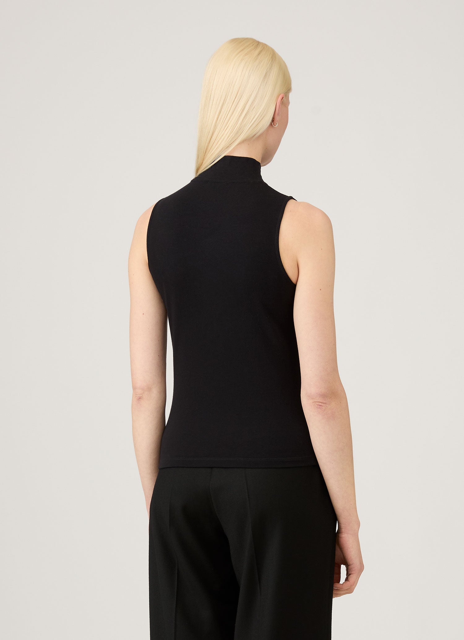 RonHermanノースリーブハイネックトップス Black Sサイズ RonHermanノースリーブハイネックトップス Black Sサイズ