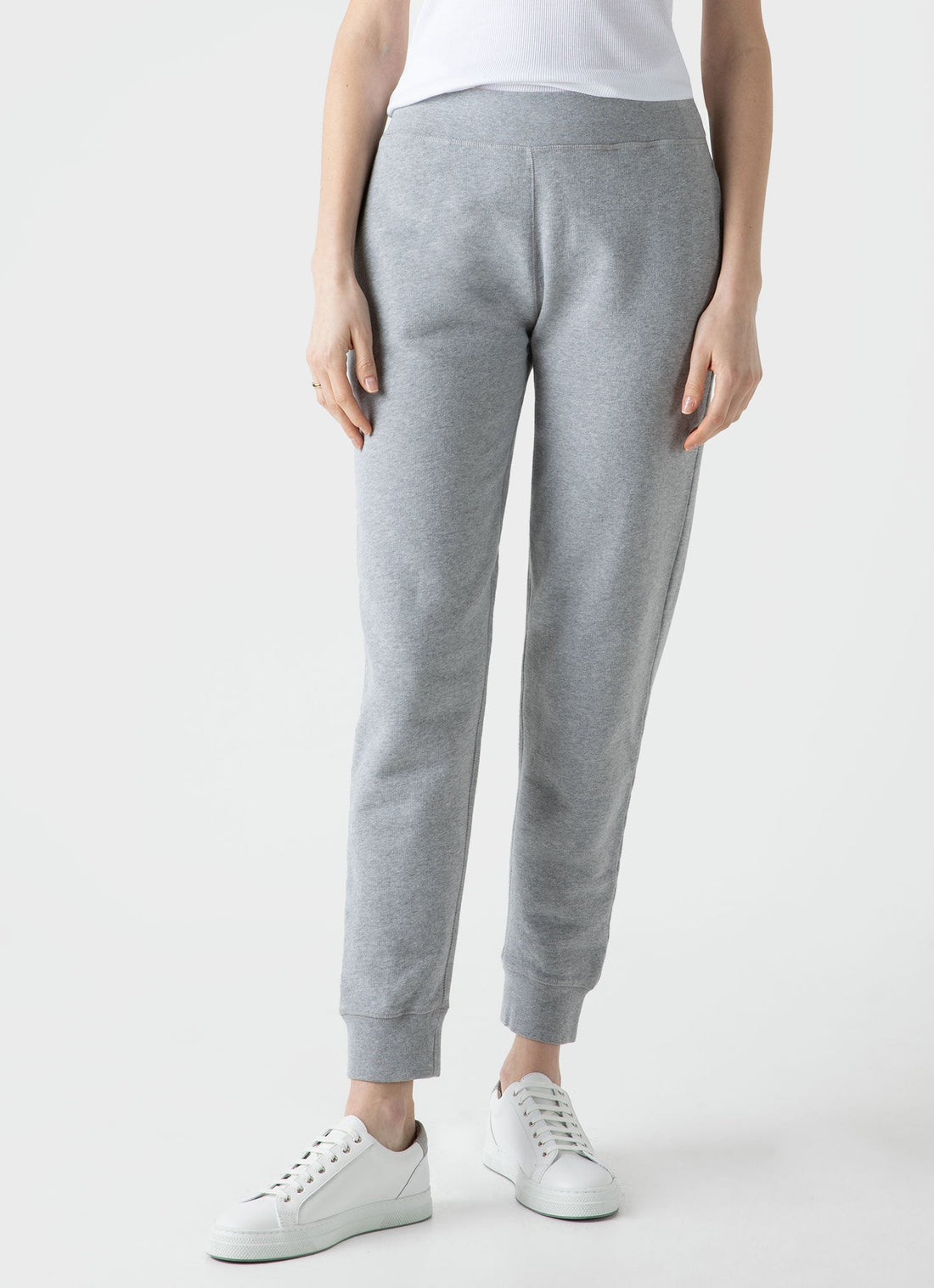 Women's Relaxed Sweatpants in Grey Melange