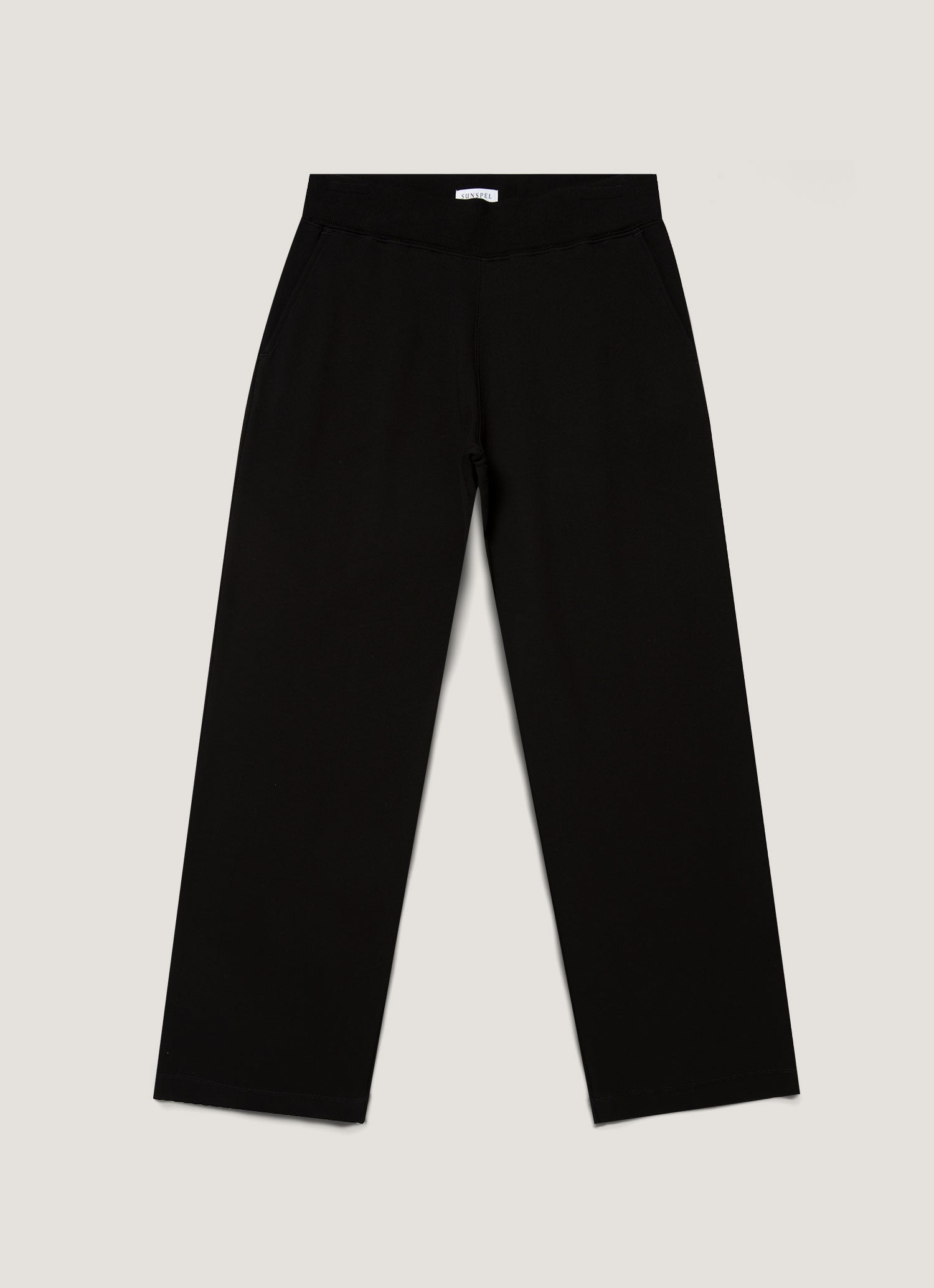 Women's Supima Loopback Sweatpants in Black