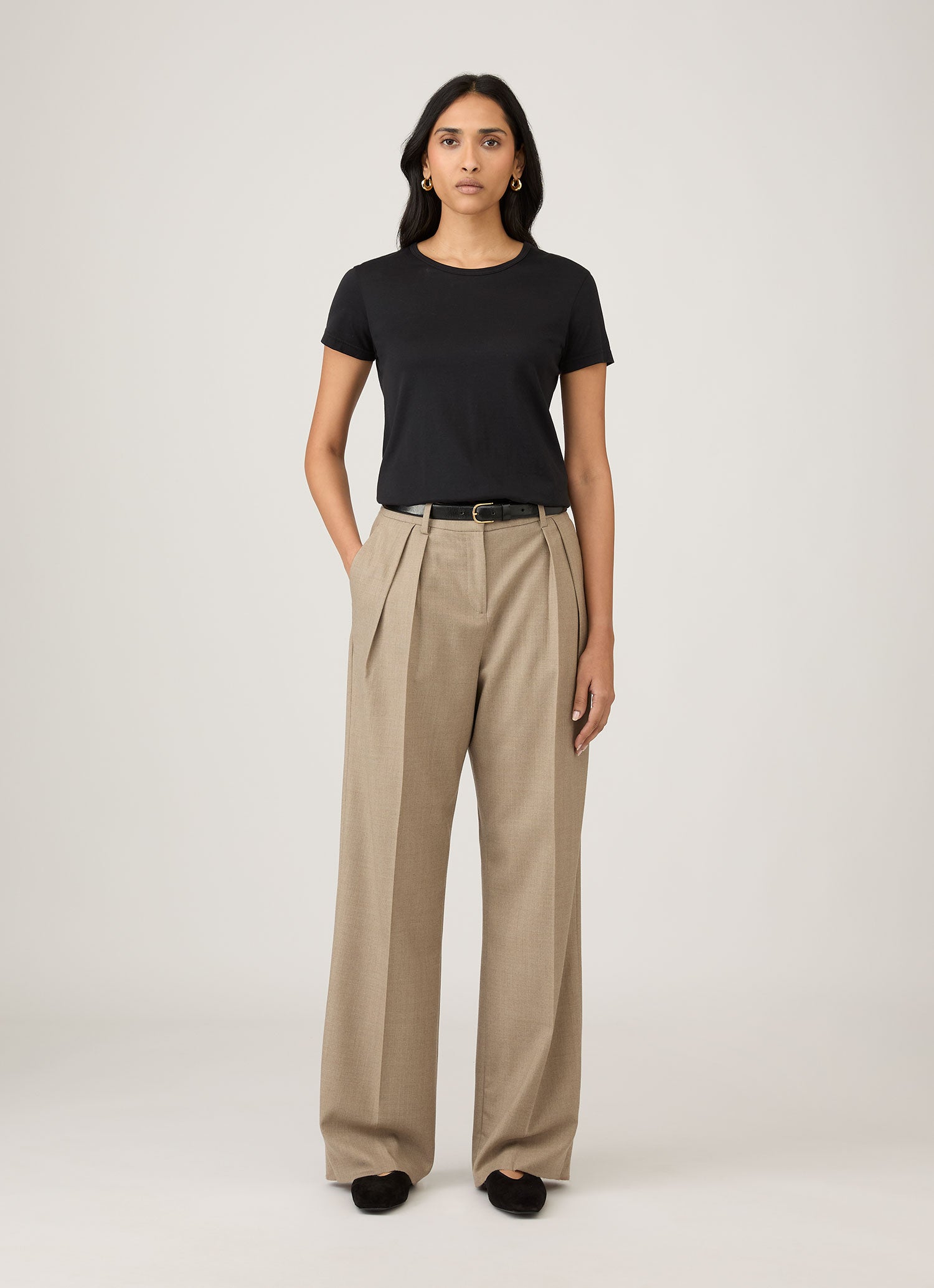 クラシックTシャツ （Black）| Sunspel