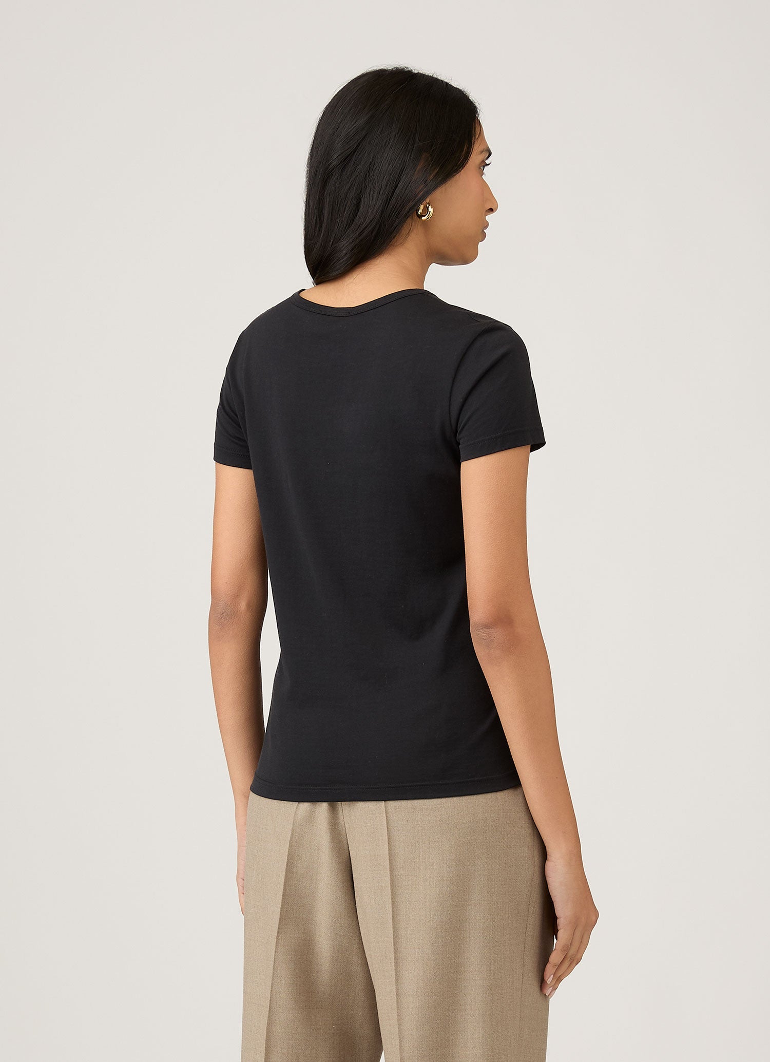 クラシックTシャツ （Black）| Sunspel