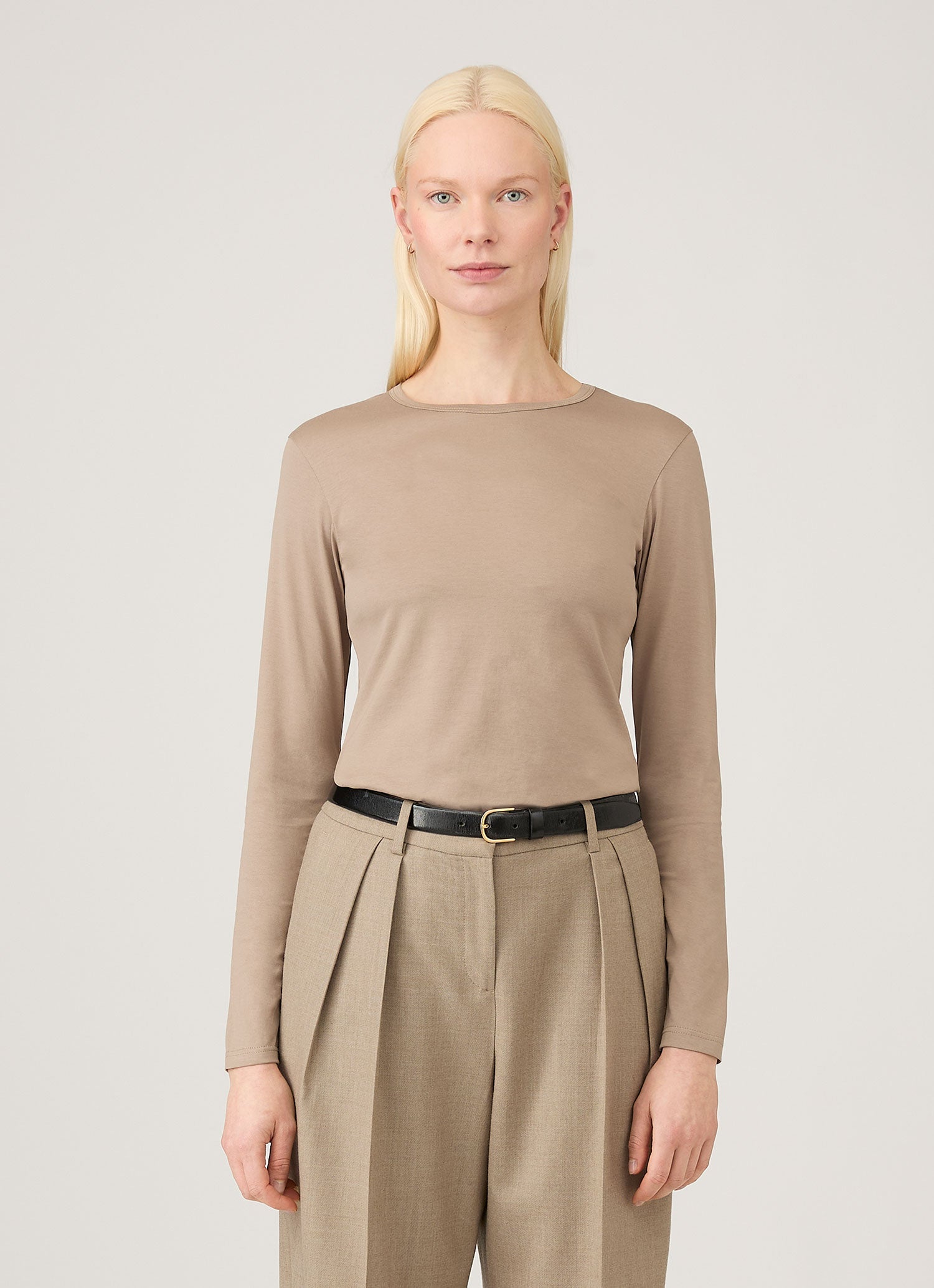 SUPER BEAVER ロングスリーブTシャツ ベージュ S SUPER BEAVER ロングスリーブTシャツ ベージュ S