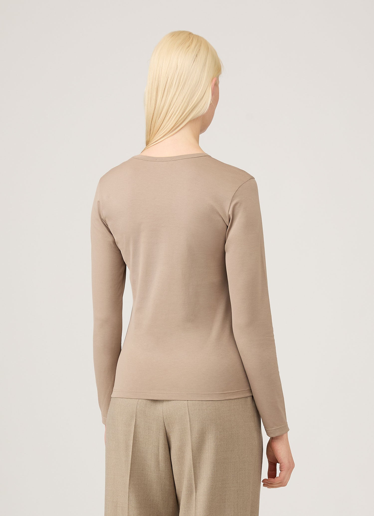 SUNSPEL WTSH0033 ロングスリーブクラシックTシャツ 定価15950円 長袖 カットソー ロンＴ ブラック レディース サンスペル4-0428M♪ ロングスリーブ クラシック Tシャツ（White）| Sunspel