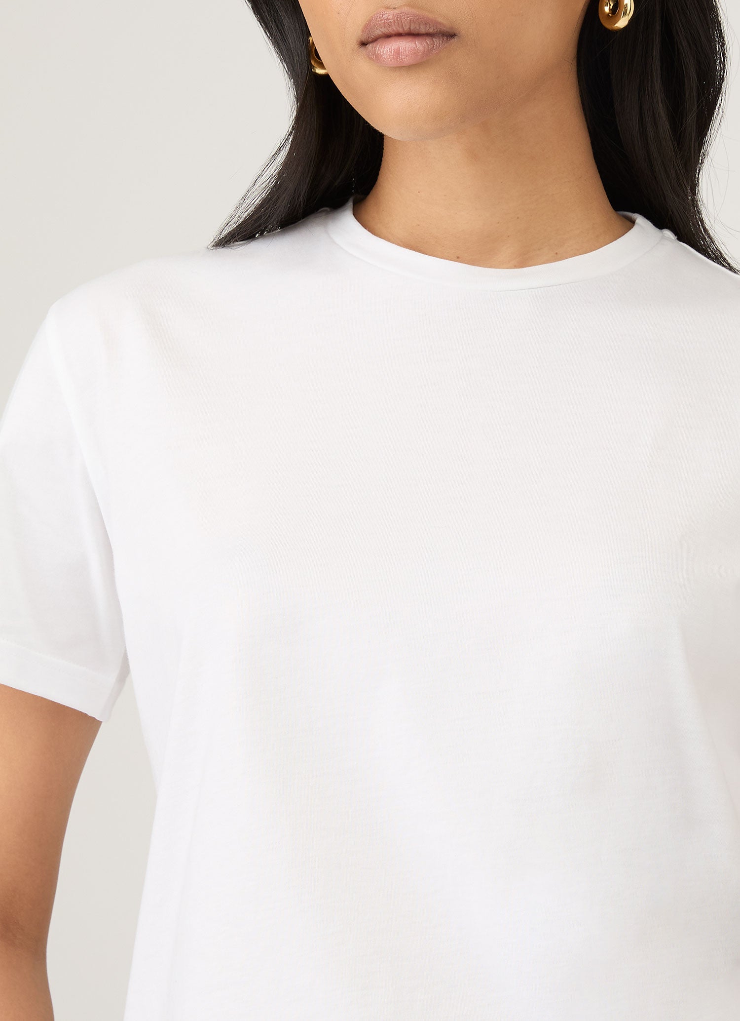 ボーイフィット Tシャツ（White）| Sunspel