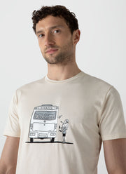Men's Matt Blease Print T-shirt in Undyed