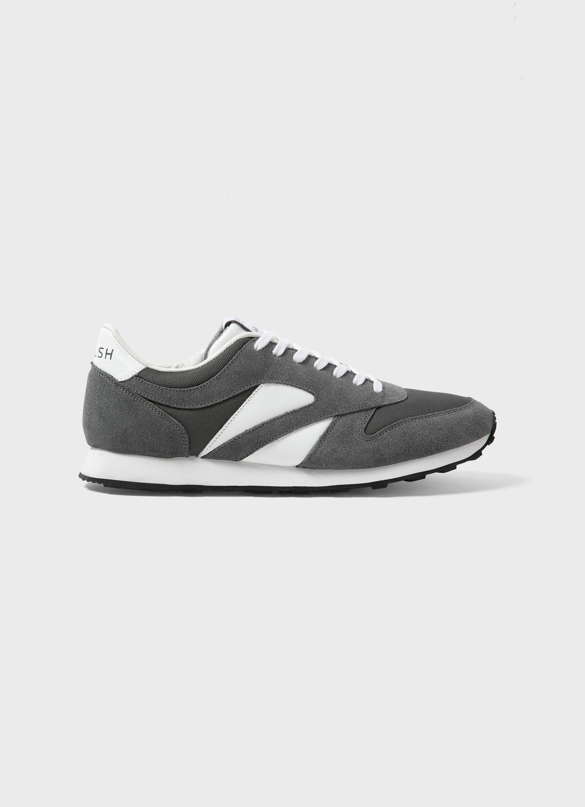 Men's Walsh and Sunspel Trainer in Grey/White