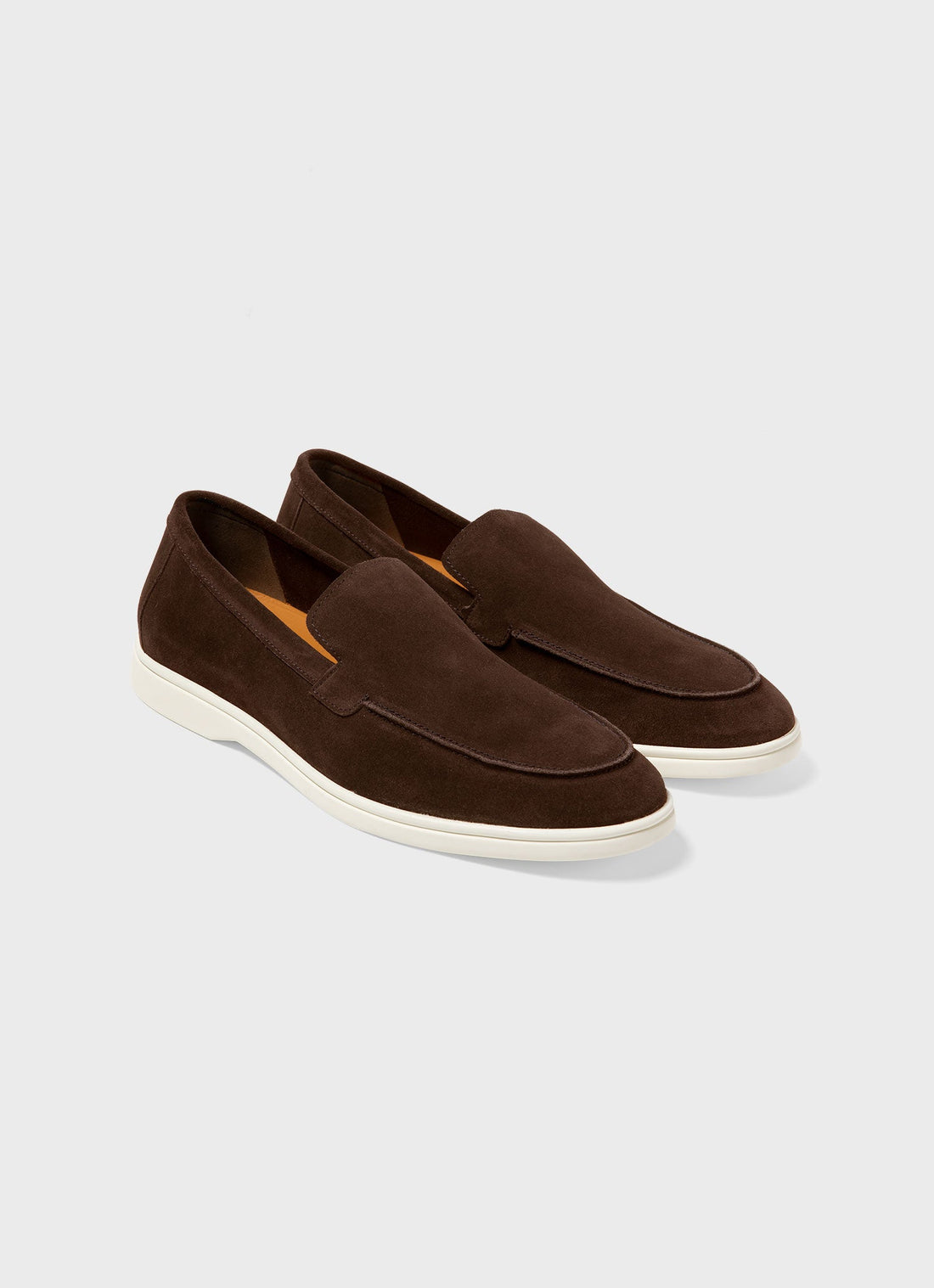 Men's Suede Loafer in Brown