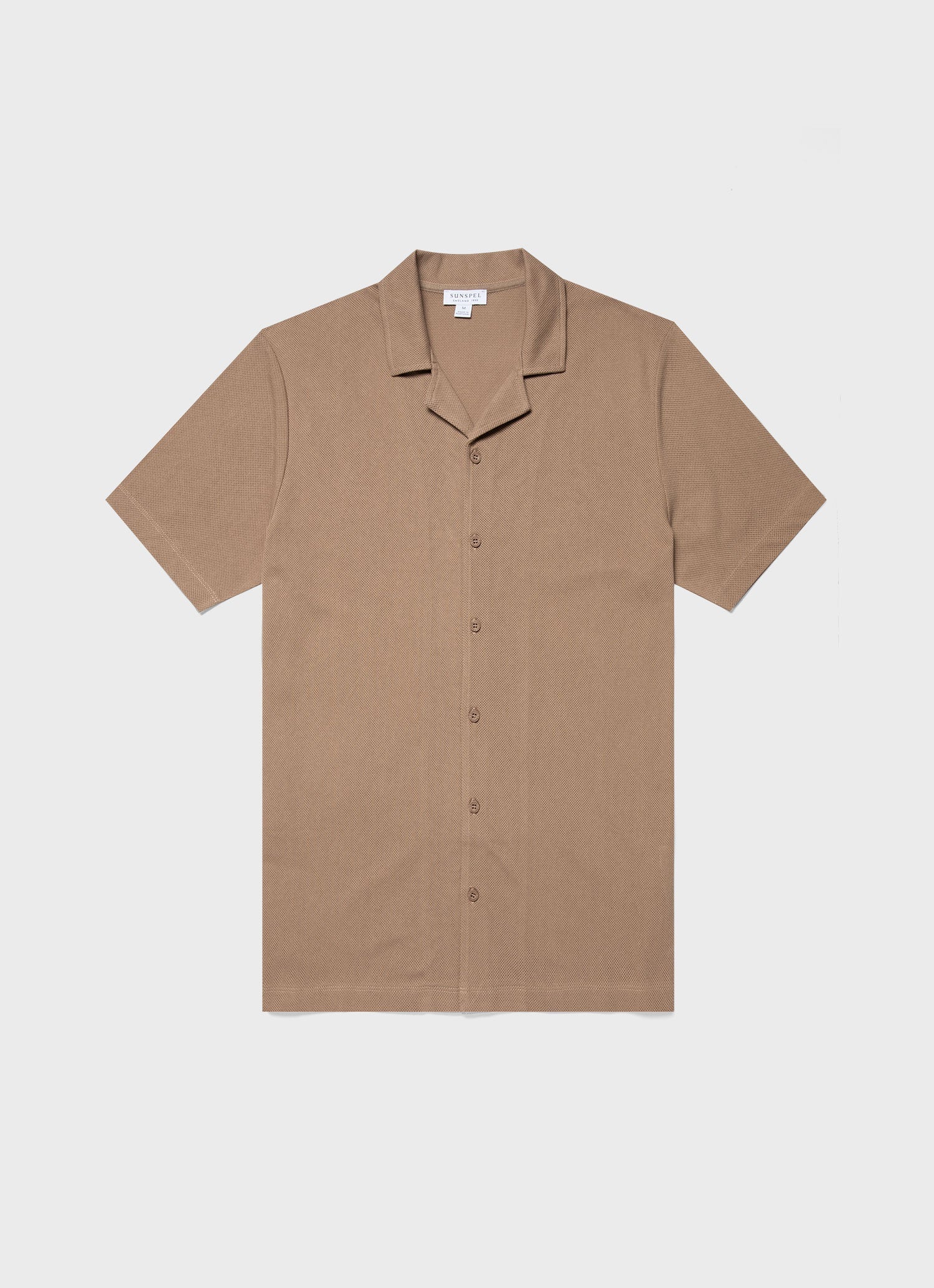 Men's Mr Porter Short Sleeve Shirt in Oat