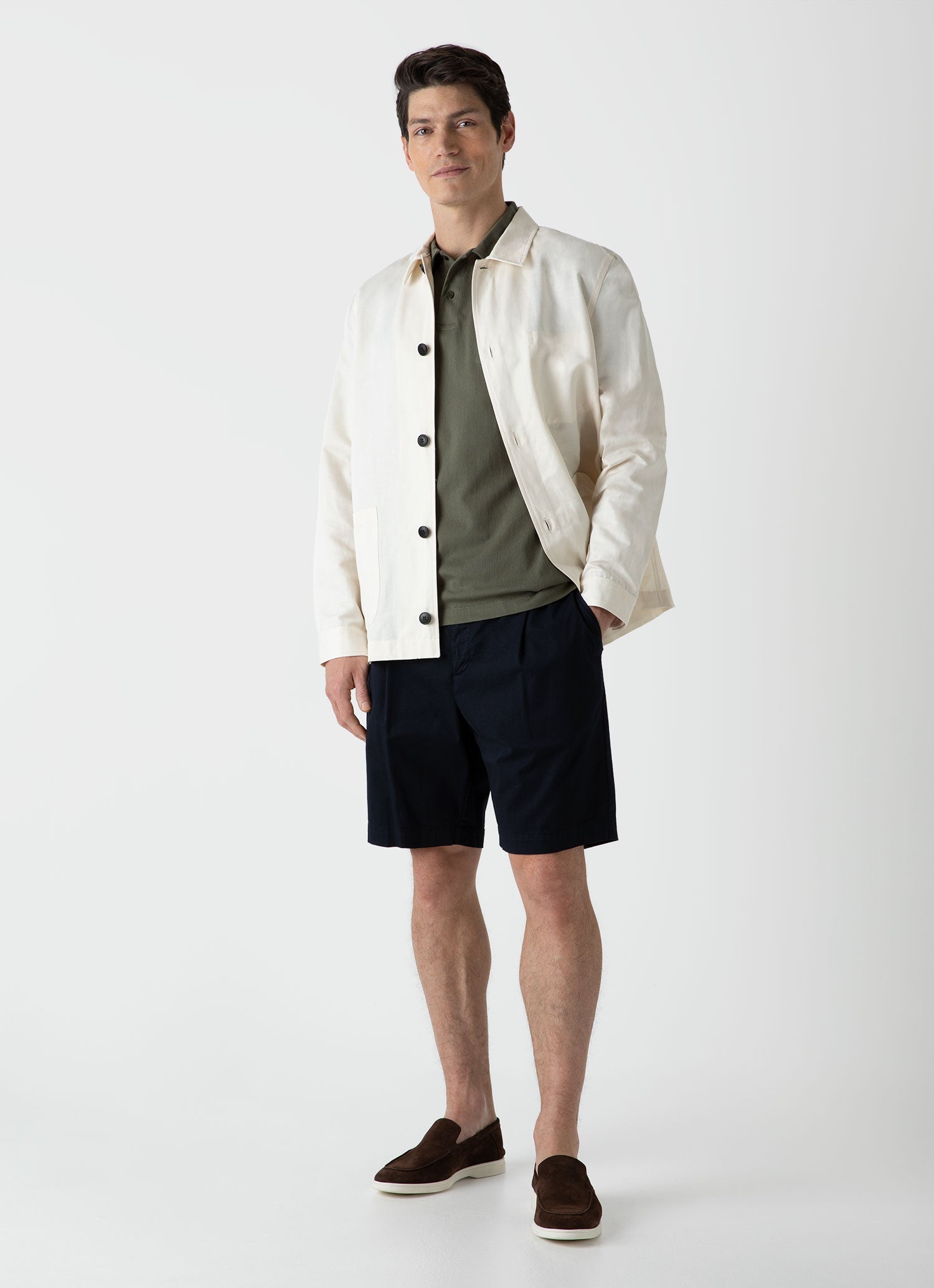 Men's Riviera Polo Shirt in Hunter Green