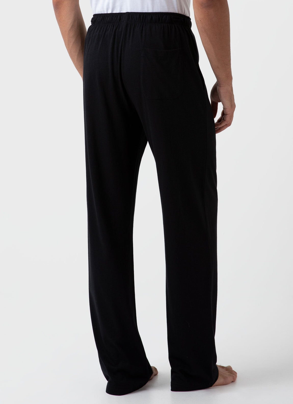 Men's Cotton Modal Lounge Pant in Black