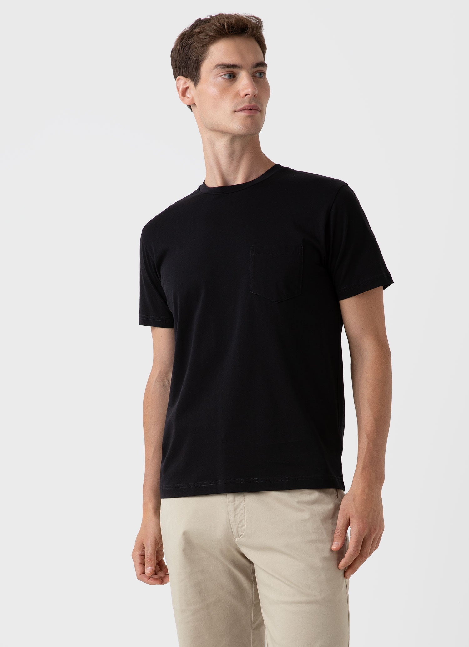 Men's Riviera Pocket T-shirt in Black