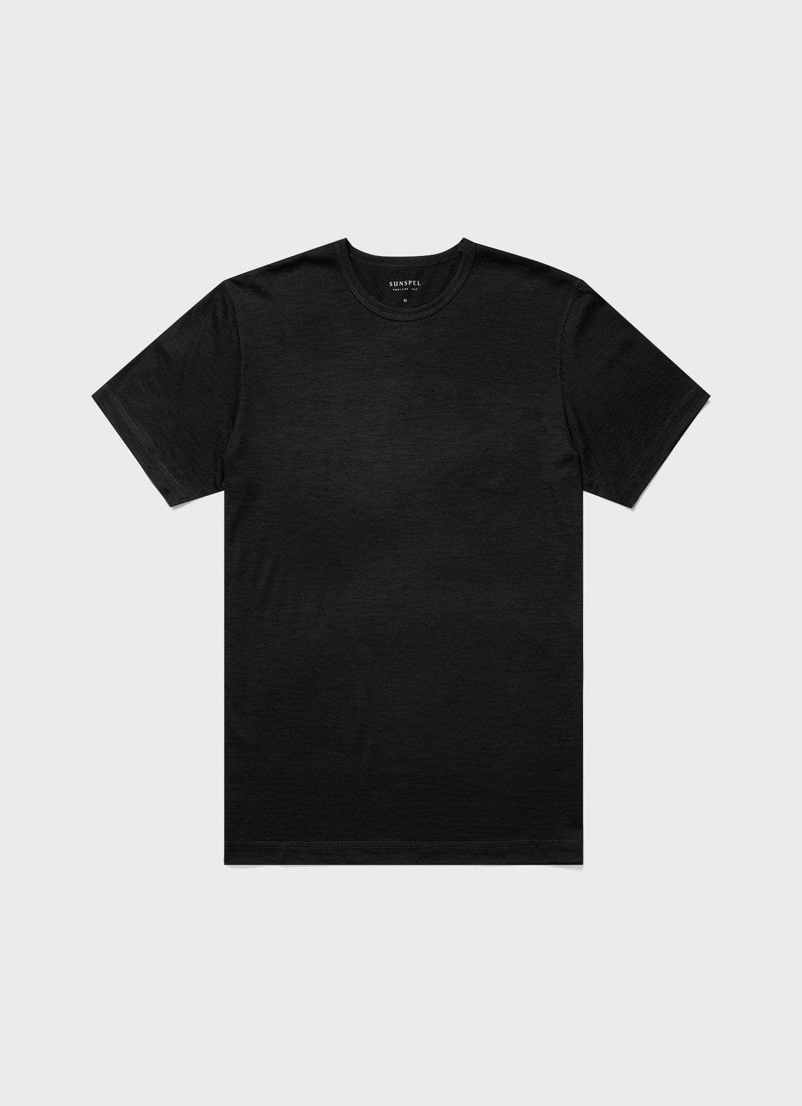 Men's Merino Base Layer T- Shirt in Black