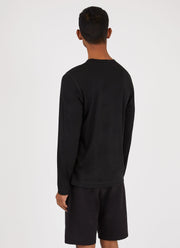 Men's Merino Long Sleeve Base Layer in Black